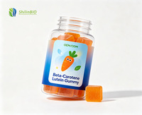 SLBIO Private Label Beta-Caroteen Luteïne Oogverzorging Gummies Supplement 2 Gummies Dagelijkse Dosis 60 Stuks/Fles Voedingsmiddelenkwaliteit
