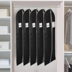 Wholesale Luxury Suit Cover <strong>Garment</strong> <strong>Bag</strong> Clear Window Waterproof Custom Printed With Logo <strong>Breathable</strong> Reusable Foldable Travel - Product Image 5