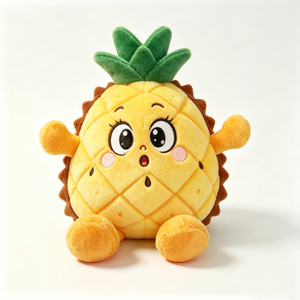 Peluche de Piña Personalizado, Juguete de Peluche Suave con Cara Sorprendida, 31cm-50cm, Unisex para Niños de 2 a 4 Años - Product Image 5