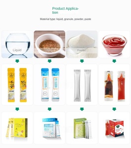 เครื่องบรรจุอาหารทำจากเหล็กหลายเลนแนวตั้งขนาดเล็กกระเป๋าใส่ซอสมะเขือเทศแบบไฟฟ้าเครื่องปั๊มมอเตอร์เครื่องยนต์กระดาษยาว - Product Image 4