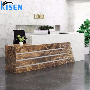 Kisen Luxury Versatile for Office Hospital Bar Hotel Living Room Workshop Salon Cashier <b>Counter</b> Chair And Table For <b>Reception</b> - Product Image 3