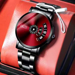 Nuevo Reloj Star Steel Original con Tecnología Negra, Movimiento de Cuarzo, Correa de 5mm y Puntero de Aleación para Hombre - Product Image 2