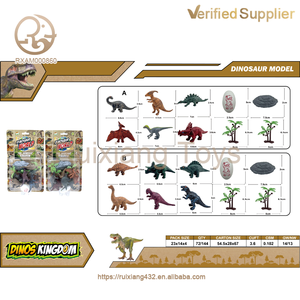 Mini PVC 10 pièces Modèle de dinosaure Mignon Simulation d'animal Petites figurines Jouets éducatifs pour enfants Cadeaux pour garçons et filles Jouets pour enfants - Product Image 3