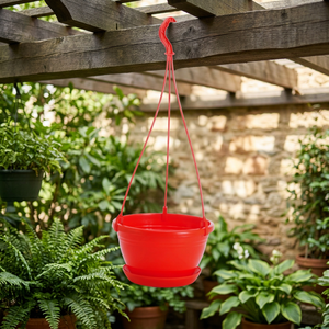 Macetas Colgantes de Plástico PE/HDPE de Alta Calidad de 8 Pulgadas para Uso en Interiores/Exteriores, Ecológicas, Exportadores al por Mayor de la India - Product Image 3