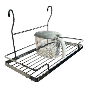JIEEN CHAN - Estante de Cocina Moderno y Sencillo de Acero Inoxidable Electrochapado, Estante para Especias, Portarrollos de Cocina - Product Image 4