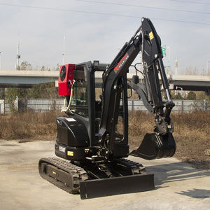 Мини-экскаватор EE30T-1 3 тонны с двигателем Yanmar 3TNV80F, опционально со стальными/резиновыми гусеницами, одобрен CE EPA - Product Image 5