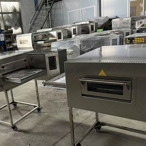 Horno de Pizza Comercial de Alta Resistencia con Cinta Transportadora - Máquina para Hornear Pizza con Circulación de Aire Caliente para Pizzerías - Product Image 6