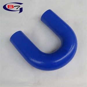 Otomatik kauçuk tedarikçiler mavi silikon radyatör hortumu kiti dirsek hortum otomotiv kauçuk parçası - Product Image 2