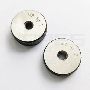 Metric 6g M0.8-M18 Go NoGo <strong>Thread</strong> Ring <strong>Gauge</strong> with Coarse Fine Pitch for ISO DIN GB Screw Bolt Inspection Tools - Product Image 5