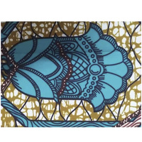 Vente en gros de tissu imprimé à la cire nigériane de haute qualité de 6 verges pour robe de soirée Ankara cire de polyester africain