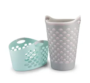 Fashion Hand Plastic Bath Shower Storage Portable Bathroom Storage Basket With Handle