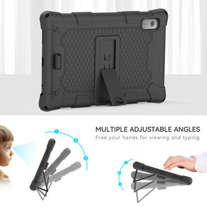 เสริมซ่อนวงเล็บป้องกันแท็บเล็ตกรณีเชลล์ซิลิโคนนุ่มสําหรับ <span class=keywords><strong>Huawei</strong></span> <span class=keywords><strong>Mediapad</strong></span> <span class=keywords><strong>M6</strong></span> 8.4 "2019 - Product Image 4