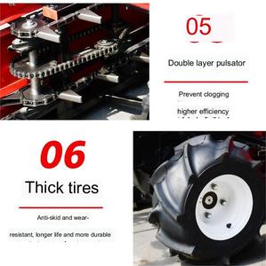 Mini Tractor Wheat Rice <b>Corn</b> Reaper Flexible Diesel-Powered Combine <b>Harvester</b> Motor High Productivity Grain <b>Harvester</b> for Small - Product Image 2