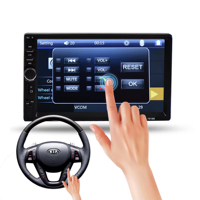 Pemutar MP5 Layar Sentuh 7-inci Radio FM 7018B 2DIN Stereo Audio Mobil Mirror Link Bluetooth OEM/ODM