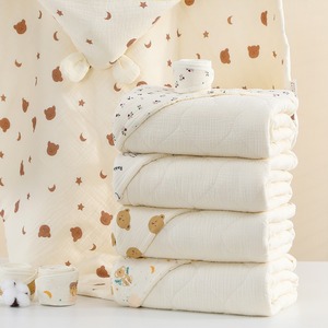 Manta Envolvente Acolchada para Bebés Recién Nacidos, Gruesa, para Otoño e Invierno, Suave <span class=keywords><strong>y</strong></span> Cálida, de Algodón, con Diseño de Dibujos Animados, 90x90cm - Product Image 3