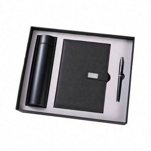 Set de Regalo de Cuaderno y Bolígrafo de Cuero Corporativo con Logotipo Personalizado, Cuaderno de Negocios de Lujo, Set de Regalo Promocional con Botella de Agua - Product Image 6