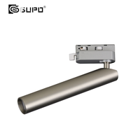 Plafonnier LED COB en aluminium GUPO, 220V, driver intégré, 3W 6W 9W, finition argent mat, spot LED à montage en surface