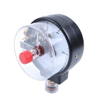 High Precision Vibration Resistant Brass Connection Industrial Manometer 100mm Electric Contact Pressure Gauge