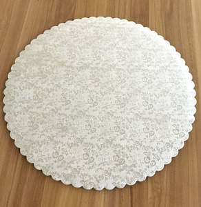 Supports ronds dorés jetables pour gâteaux et pizzas, bases de moules à gâteaux, plateaux en carton anti-graisse pour desserts et pâtisseries - Product Image 3
