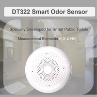 Solution de toilettes intelligentes DT322 avancée avec capteur d'odeurs intérieur configurable, moniteur de qualité environnementale personnalisable, humidité