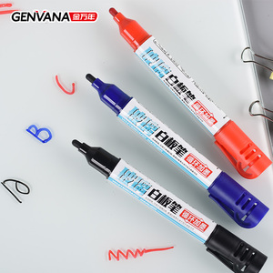 <span class=keywords><strong>Marqueur</strong></span> pour tableau blanc Genvana, vente en gros d'usine, grande capacité, encre effaçable à sec, pointe ronde, logo personnalisé, rechargeable - Product Image 1