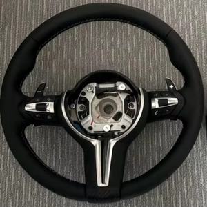 Vente en gros de housses de <span class=keywords><strong>volant</strong></span> de voiture en cuir véritable noir pour <span class=keywords><strong>BMW</strong></span> M Sport F30 F31 F34 F10 F11 F07 X1 X2 <span class=keywords><strong>X3</strong></span> F25 F32 F33 F36 F48 - Product Image 5