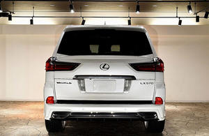 Runde – matériau en Fiber de carbone pour Lexus <span class=keywords><strong>LX570</strong></span> 2016-2019, Kit de carrosserie wade modifié, lèvre avant, sourcils de roue, lèvre arrière, aile moyenne - Product Image 5