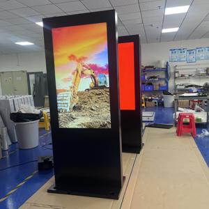Stand da pavimento Digital Signage e visualizza Android WIFI Touch Screen chiosco all'aperto IP65 FHD LCD Smart <span class=keywords><strong>Advertising</strong></span> lettori di Display - Product Image 2