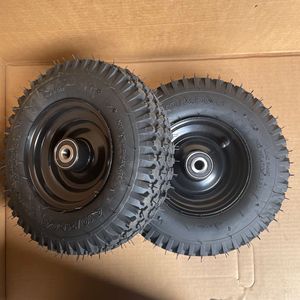 Solid Rubber Pneumatic Tires 300mm Diameter 6204 Bearing Steel Industrial Caster Wheels Durable Handcart Use - Product Image 1