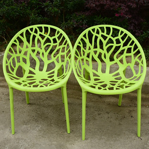 Nordic Plastic <b>Chair</b> Blue Adult Backrest <b>Dining</b> <b>Chair</b> Modern Minimalist Style - Product Image 2