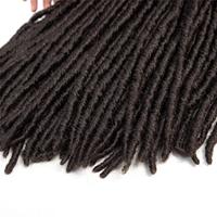 Dreadlocks synthétiques tissées au crochet, Extensions de cheveux, bon marché, 20 pièces