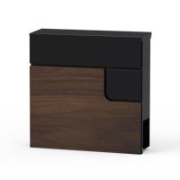 Boîte aux lettres extérieure en acier personnalisée, étanche, antivol, nouveau design, boîte aux lettres d'appartement avec impression UV