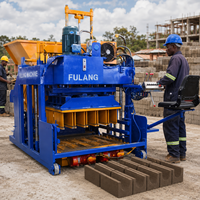 Machine mobile de fabrication de blocs FL10-15 – Économique, flexible et fiable – Machine à briques creuses en béton de type pondeuse