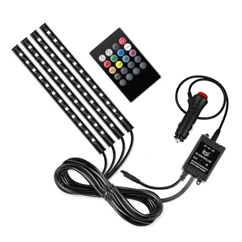 RVB + à distance + DC + 48 LEDs