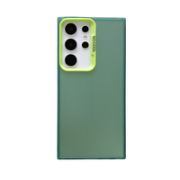 Étui de téléphone transparent mat antichoc de luxe avec impression personnalisée couleur bonbon pour S26 S26 Plus S26 Ultra S26 Edge