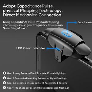 MEMO AK05 Joystick Game <b>Controller</b> Auto-shooting <b>Gaming</b> Trigger for Mobile with 25mah Battery - Product Image 6