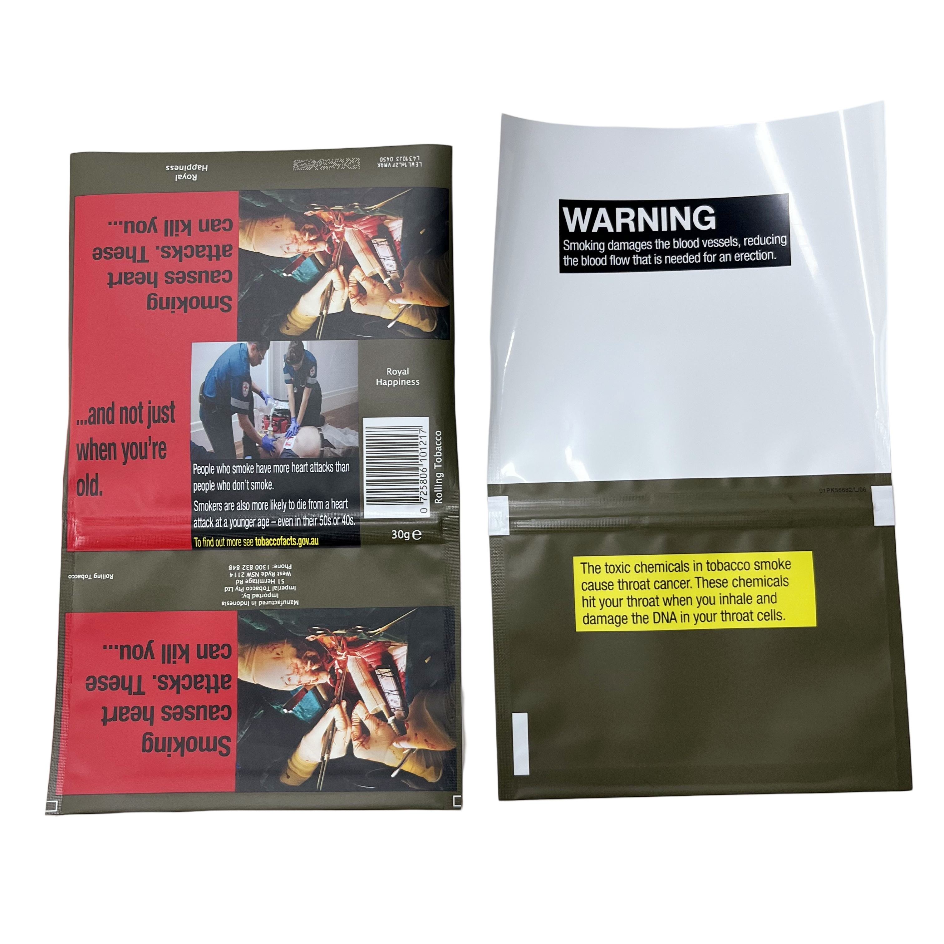 บรรจุภัณฑ์แบบเรียบด้าน