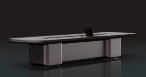 Juego de mesa de conferencia de asientos pequeños y modernos, nuevos muebles de oficina, mesa de madera para sala de reuniones de estilo del norte de Europa para oficinas escolares - Product Image 4