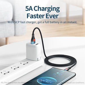 Cable de Datos Remax <span class=keywords><strong>RC</strong></span>-188 de 1M, Negro, Tipo C a 5A, Accesorios para Móviles, Carga Rápida - Product Image 2