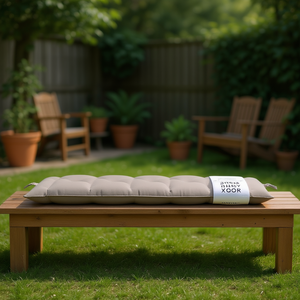 Cuscino per Panchina da Esterno Ydor in Tessuto Oxford Color Tortora, 100% Poliestere, Imbottitura per Seduta da Giardino - Product Image 2