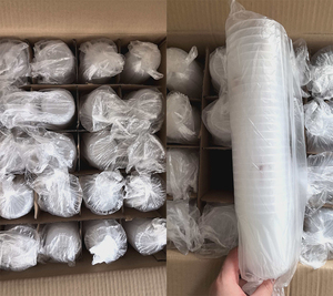 Bicchiere di Plastica di Lusso Personalizzato 350ml 14oz Rosa Multicolore con Logo 3D UV Applicato a Mano Design Personalizzato Bicchieri Opachi per Matrimonio - Product Image 4