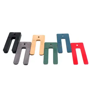 elehk plastic packer u type 140mm plastic horseshoe window packers 140mm plastic packers from china