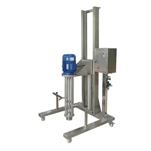 Stainless Steel High Shear Hydraulic Lifting Homogenizer Mixer Mixing Disperser Homogenizer Emulsifying Machine