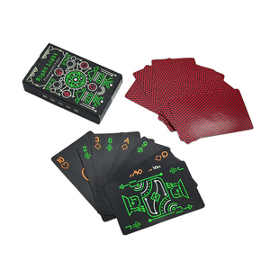 Vente en gros OEM/ODM cartes de <span class=keywords><strong>poker</strong></span> personnalisables lueur dans l'obscurité papier à <span class=keywords><strong>forte</strong></span> fluorescence 12H avec emballage personnalisé - Product Image 2