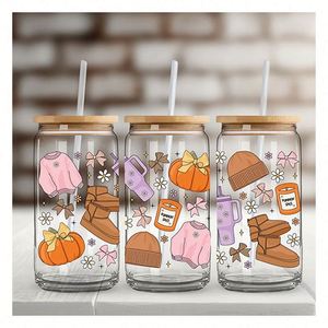 Pegatinas de Transferencia UV 3D Personalizadas para Vidrio, Transparentes e Impermeables, para Tazas - Product Image 1