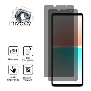 Verre trempé pour <span class=keywords><strong>Sony</strong></span> <span class=keywords><strong>Xperia</strong></span> 1 5 10 II III IV Privacy Anti-spy Screen Protector pour <span class=keywords><strong>Sony</strong></span> Xperia1 10 VI - Product Image 2