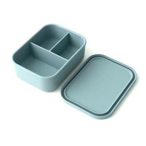 Công suất cao ba lưới phân chia cấp thực phẩm Silicone Bento Hộp Ăn Trưa BPA miễn phí hộp lưu trữ thực phẩm với nắp - Product Image 6