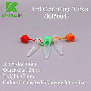 1.5Ml Micro Plastic Centrifugale Buizen Met Schroefdeksel Pp Buis Met Pp-Dop Groothandel - Product Image 3