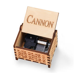 Boîte à <span class=keywords><strong>musique</strong></span> vintage sculptée Boîte à <span class=keywords><strong>musique</strong></span> à remonter en bois Château <span class=keywords><strong>dans</strong></span> <span class=keywords><strong>le</strong></span> <span class=keywords><strong>ciel</strong></span> Cadeau d'anniversaire créatif - Product Image 3