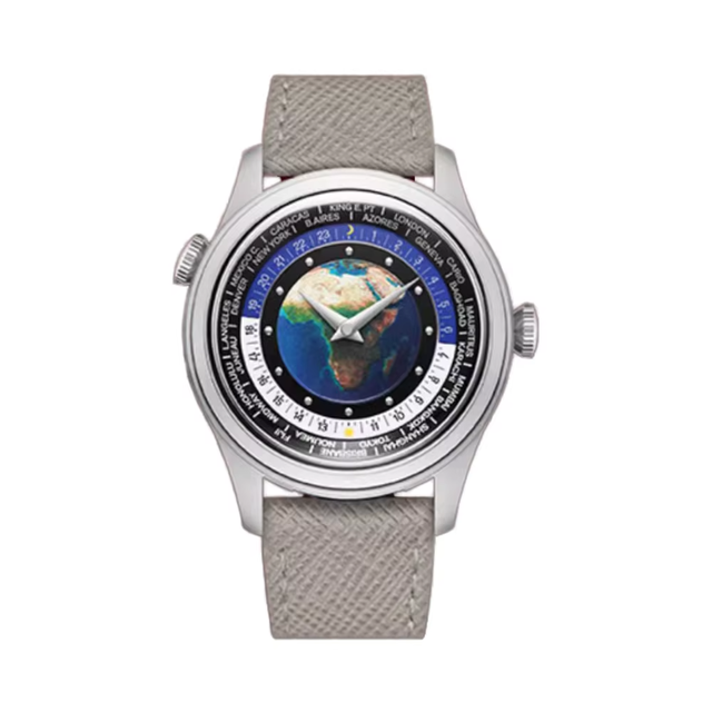 38mm World Time Week Calendar Waterproof Mechanical Watch for Men Women Canvas Strap Enamel Finish 20mm Band Hangzhou Pointer